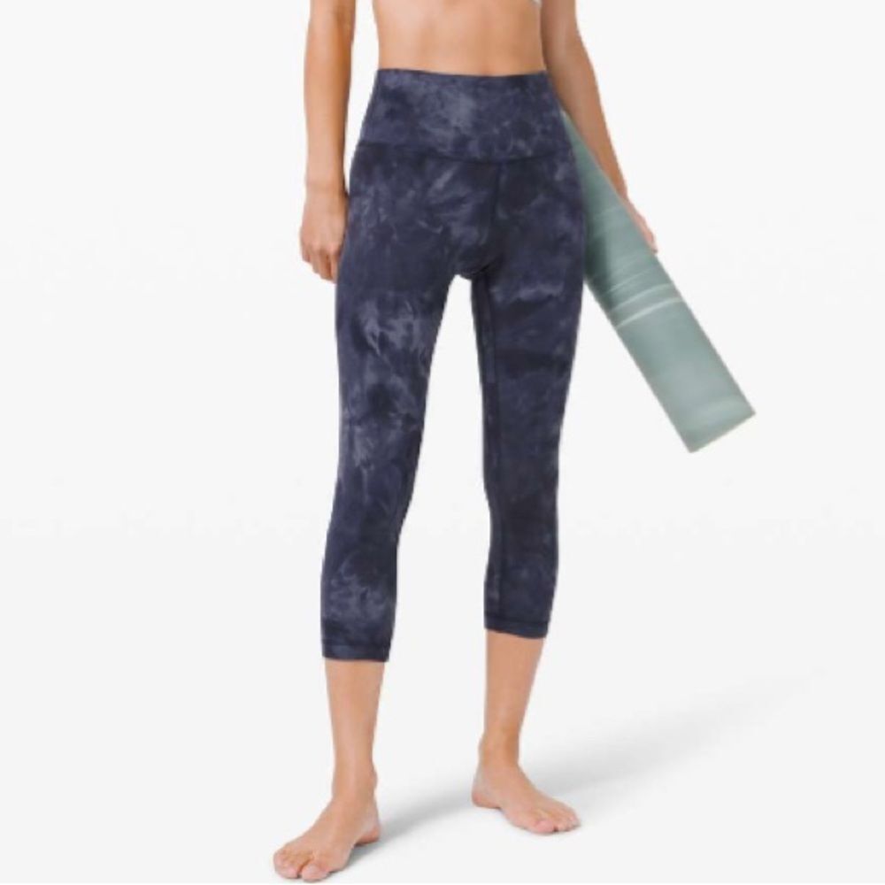 Lululemon Align Crop 21” Diamond Eye 7/8 Leggings Pants 10